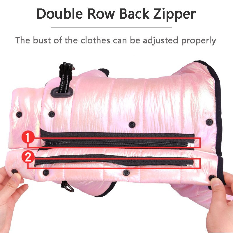 Îmbrăcăminte pentru câini de iarnă pentru animale de companie, impermeabilă, călduroasă, jachetă pentru câini, haine, guler încorporat, salopetă pentru cățeluș, îmbrăcăminte reflectorizantă pentru buldog francez.