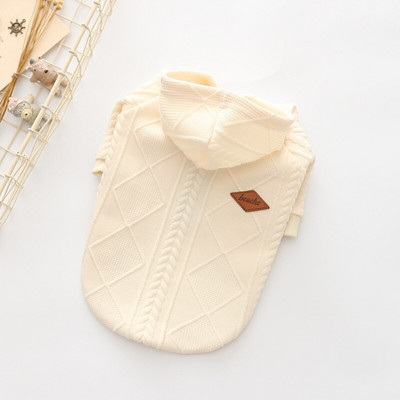 Bavlnené kabáty pre šteniatka so zipsom, bundy pre psov, zimné teplé čiapky, svetre na jeseň a zimu, jednofarebná látková bunda pre čivavu