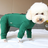 Overal pre domácich miláčikov, teplý 100% bavlnený overal, oblečenie pre šteniatka, chráni bruško, pyžamo, zipsová bunda pre malé psy, čivava, pudel, kabát