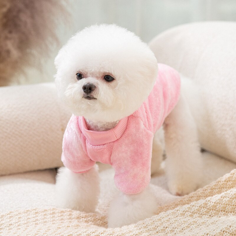 Ljubimac Slatki džemper Jesen Zima Odjeća za srednje male pse Topli baršun Slatka majica s kratkim rukavima Mačić Psić Modni pulover Pudlica Yorkie