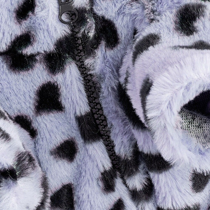 Mäkký plyšový kabát s leopardím vzorom pre malých psov, zimné oblečenie pre psov, pohodlné a teplé