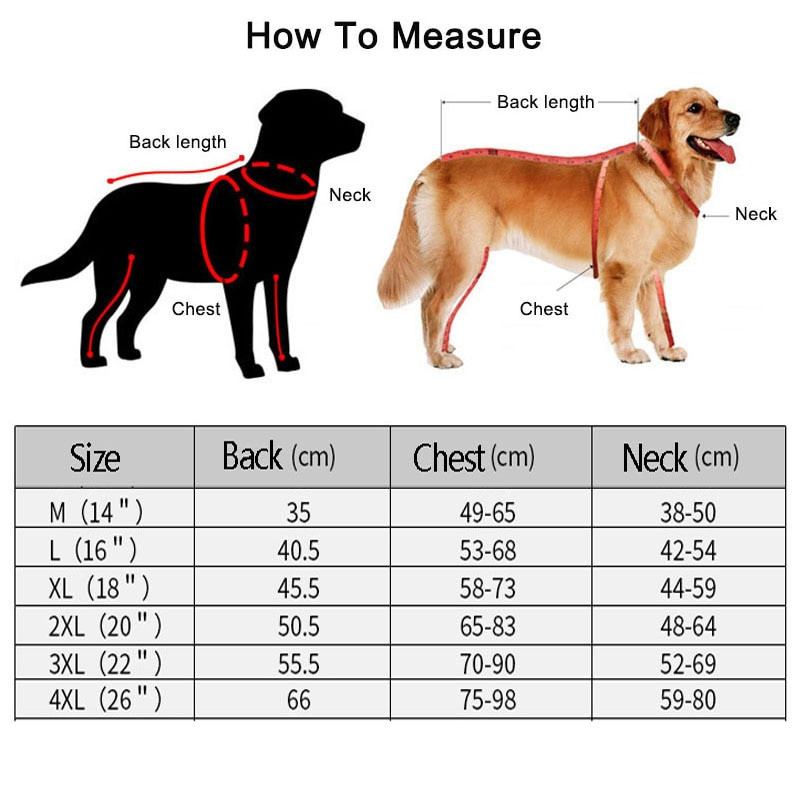 Αδιάβροχο μπουφάν για σκύλους κατοικίδιων ζώων Ρούχα χειμωνιάτικο ζεστό παλτό Μεγάλη φόρμα αντανακλαστική αδιάβροχο για μικρά μεσαία μεγάλα σκυλιά