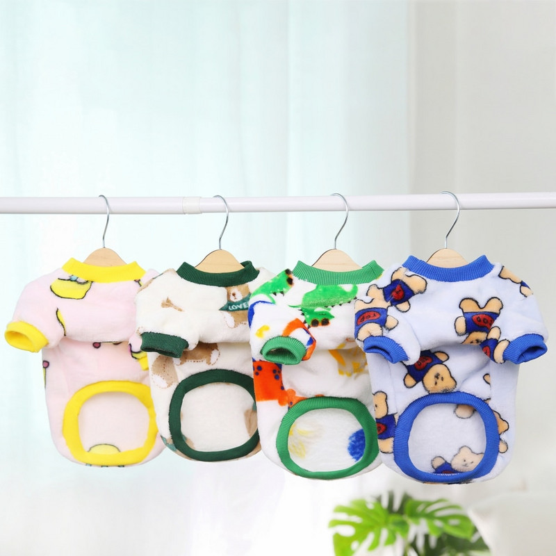 Haine pentru câini câini fleece vestă caldă pentru câini cămașă cățeluș pisică pulover cu glugă Îmbrăcăminte pentru câini haină jachetă îmbrăcăminte pentru animale de companie Chihuahua