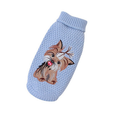 Lemmikloomakoera kampsunid Talvised lemmikloomariided väikestele koertele Soe kampsun mantel Kassidele Riided Villane pehme koera T-särk jakk