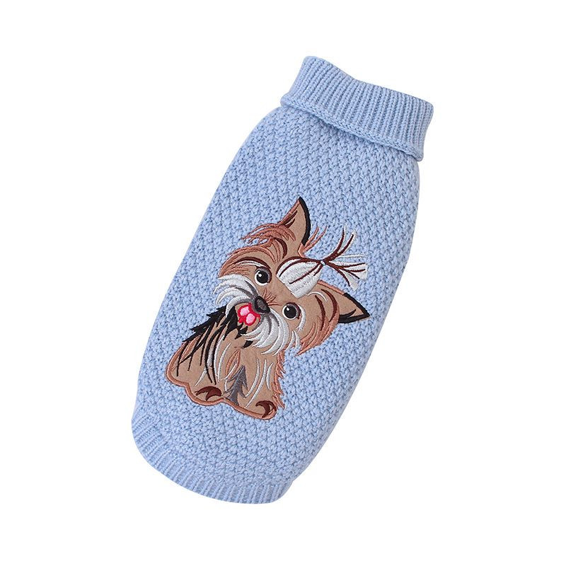 Lemmikloomakoera kampsunid Talvised lemmikloomariided väikestele koertele Soe kampsun mantel Kassidele Riided Villane pehme koera T-särk jakk