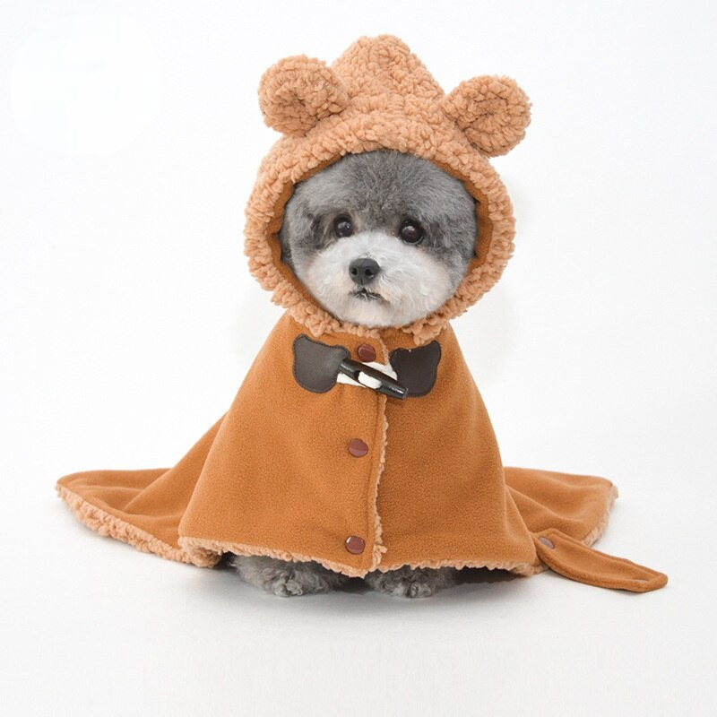 Koerte vannipidžaama väikestele koertele kassidele Mugav paks kutsika magamistekk kapuutsiga öösärgiga pidžaama koertele Tüdruk Poiss