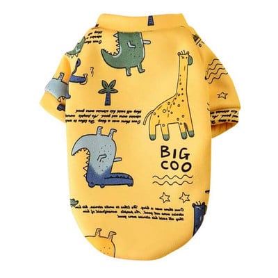 Drăguț cu imprimeu pentru câini de talie mică, haine de iarnă, haine calde pentru animale de companie pentru chihuahua, shih tzu, hanorac, cățeluș, pisică, pulover, câini, animale de companie