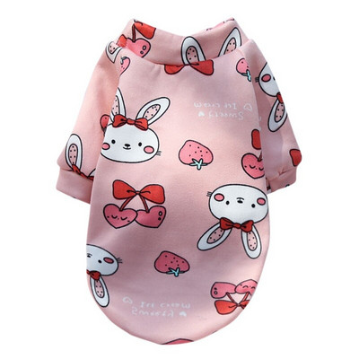 Drăguț cu imprimeu pentru câini de talie mică, haine de iarnă, haine calde pentru animale de companie pentru chihuahua, shih tzu, hanorac, cățeluș, pisică, pulover, câini, animale de companie