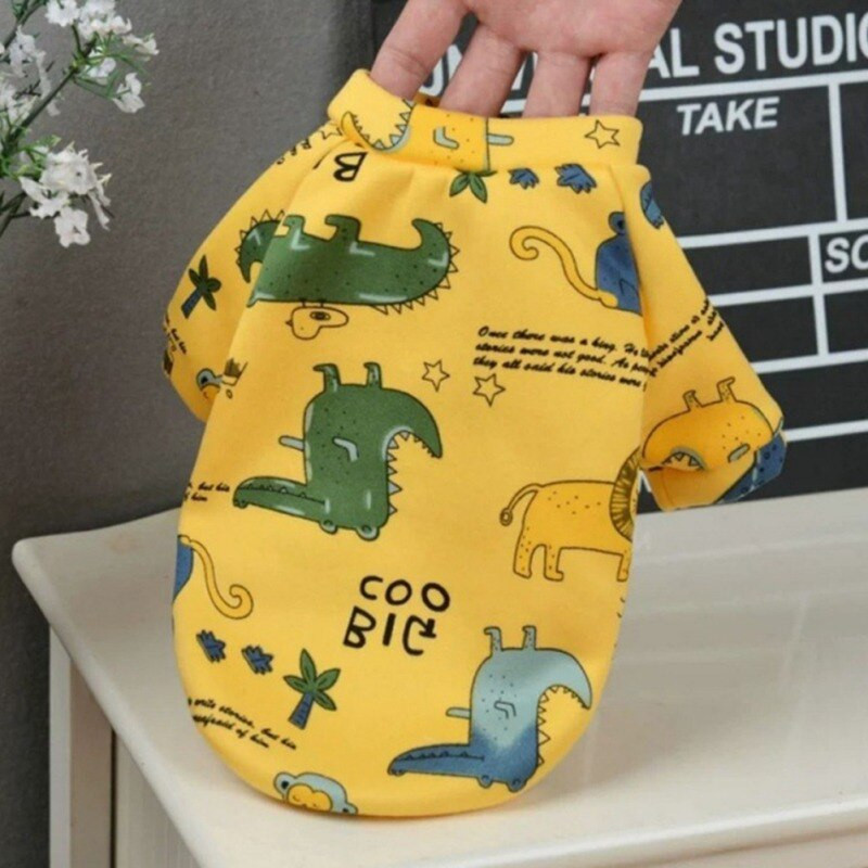 Drăguț cu imprimeu pentru câini de talie mică, haine de iarnă, haine calde pentru animale de companie pentru chihuahua, shih tzu, hanorac, cățeluș, pisică, pulover, câini, animale de companie