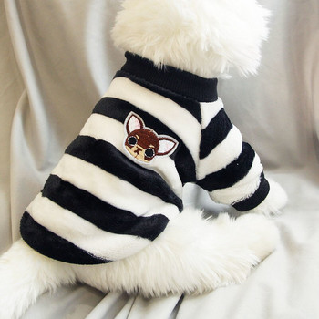 SUPREPET Φανελένια ζεστά ρούχα για κουτάβι Χειμερινό χαριτωμένο άνετο μικρό σκυλί με κουκούλα γαλλικό μπουλντόγκ Μαλακό περιστασιακό πουλόβερ σχεδιαστής μόδας