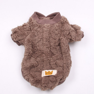 Qute New Câine Pisică Jachetă Iarnă Pet Cățeluș Fleece Vest Jachetă Toamnă/Iarnă Haine Apperal 5 Dimensiuni 6 Culori Haine pentru câini Iarna