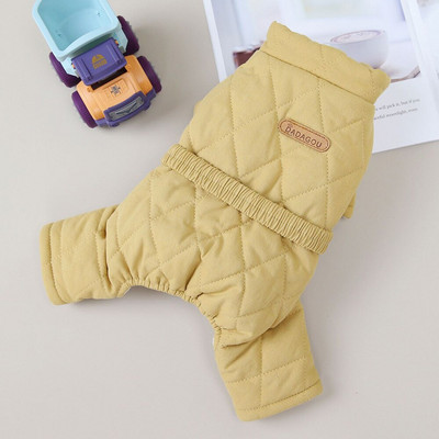 Haina caldă pentru câini de talie mică, salopetă de câine căptușită din bumbac, pentru iarnă, fată, băiat, haină pentru câini, jachetă pentru chihuahua, îmbrăcăminte pentru animale de companie, îmbrăcăminte pentru căței