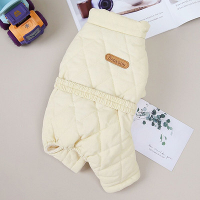 Haina caldă pentru câini de talie mică, salopetă de câine căptușită din bumbac, pentru iarnă, fată, băiat, haină pentru câini, jachetă pentru chihuahua, îmbrăcăminte pentru animale de companie, îmbrăcăminte pentru căței