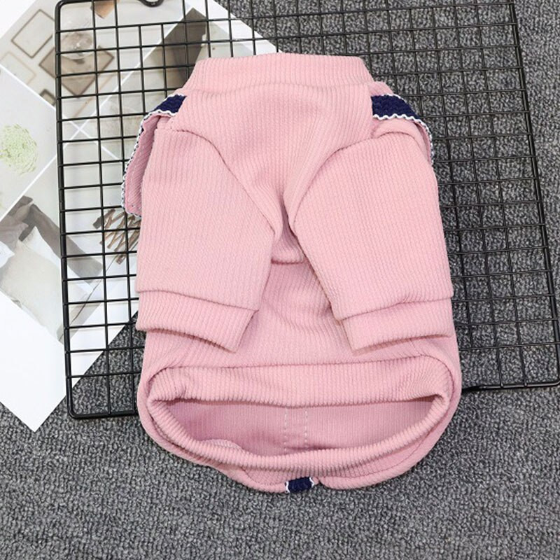 Svetre pre psov, oblečenie na jar a leto, priedušné, pohodlné, pletené tričko pre šteniatka v štýle College, roztomilý kostým pre malé zvieratá