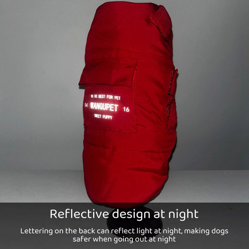 Talvine koera külma ilmaga mantel hubane veekindel tuulekindel koera jope paks polsterdatud soe mantel vest riided väikesele keskmisele suurele koerale