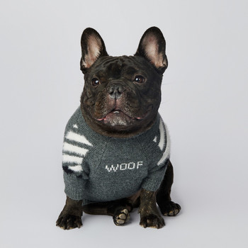 WOOF Pet Dog Χειμερινό πουλόβερ Puppy Jumpers Ρούχα για Μπουλντόγκ Τσιουάουα Teddy Ζεστό Pet Dog Jumpers Μαλακό πουλόβερ για κουτάβι