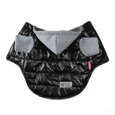 Veekindlad talvised lemmikloomariided väikestele koertele Paks soe kutsikas kass koera jope Chihuahua prantsuse buldogi riided kapuutsiga