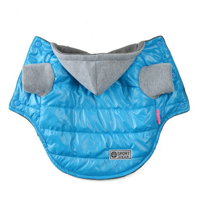 Veekindlad talvised lemmikloomariided väikestele koertele Paks soe kutsikas kass koera jope Chihuahua prantsuse buldogi riided kapuutsiga