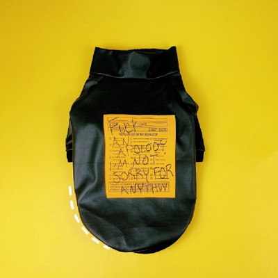 Zimná bunda z umelej kože pre psov, oblečenie pre malé, veľké a veľké psy, kostým pre psov, bradáč, bulteriér, pudel