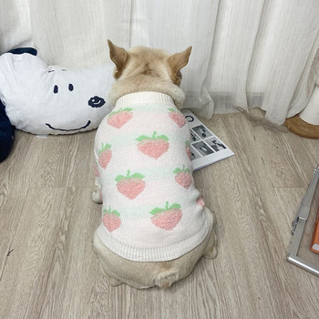 Χαριτωμένα ρούχα σκύλου πουλόβερ σκύλου Peach