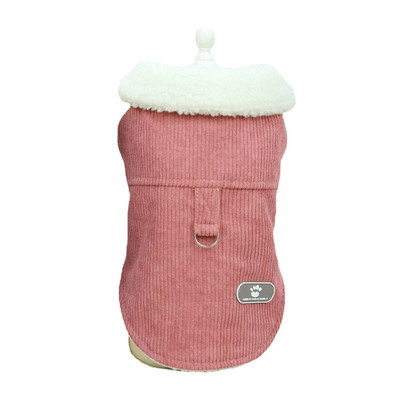 Lemmikloomarõivad Koeravest Sügis- ja Talvine Uus Parka Coat Plus karusnahast kaelarihm Puuvillane Lemmikloomarõivad Prantsuse buldogi mantel Vest