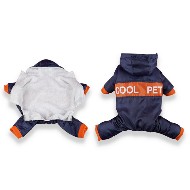 Zimski kaputi za štene za male srednje pse Toplo snježno odijelo podstavljeno od flisa Vodootporni kombinezon za kućne ljubimce Odjeća Odjeća Odjeća