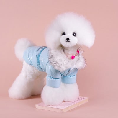 Puppy Dog Сладко удебелено връхно облекло Дрехи за малки кучета Есенно и зимно облекло за домашни любимци Топло яке за кучета с памучна подплата