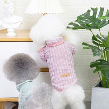 Πουλόβερ σκύλου Ρούχα για κατοικίδια άνοιξη Φθινοπωρινά ρούχα για μικρά σκυλιά Chihuahua Cat York Pets Κοστούμια για κουτάβι Ζεστά πουλόβερ