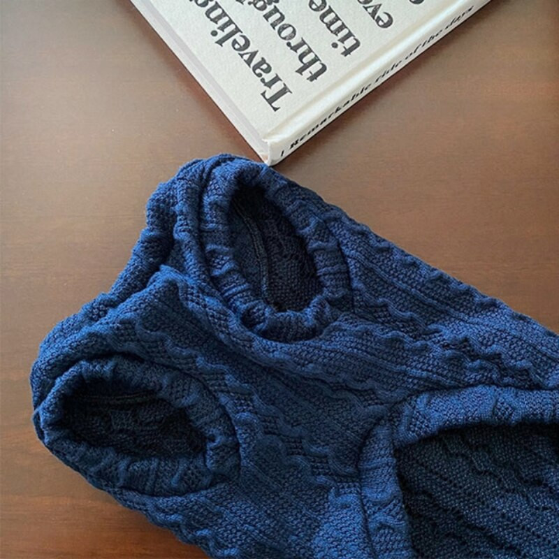 Haine pentru animale de companie Toamnă Iarnă Câine Mici Mediu Pulover tricotat Vestă de modă Dachshund Chihuahua Pisicuță Cățeluș Pulover Dulce Pudel