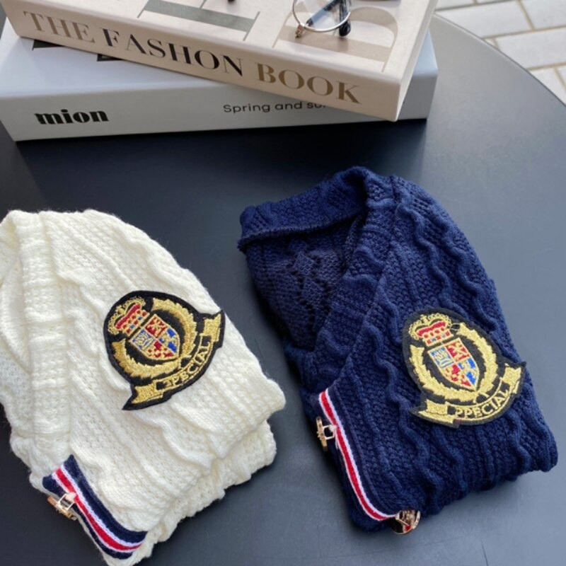 Haine pentru animale de companie Toamnă Iarnă Câine Mici Mediu Pulover tricotat Vestă de modă Dachshund Chihuahua Pisicuță Cățeluș Pulover Dulce Pudel