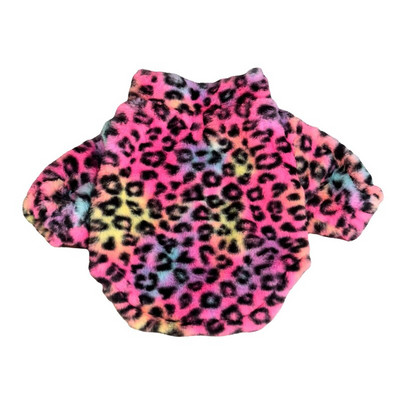 Zimné oblečenie pre psov s leopardím vzorom pre malé psy, oblečenie pre domáce zvieratá, francúzsky buldoček, teplá bunda pre yorkshirských tyrkysov, flísový kabát PC1808