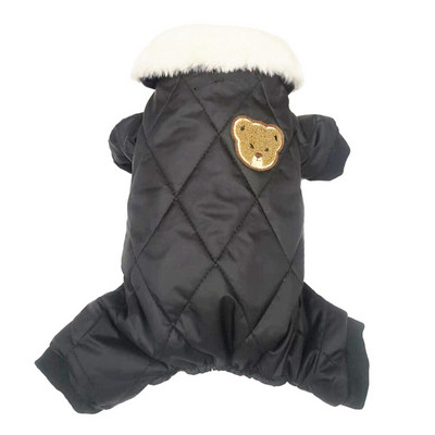 Soe koerajope lumekindel tuulekindel koera talve paks polsterdatud mantel külma ilmaga koera lumemantel kutsikale väikestele keskmistele koertele