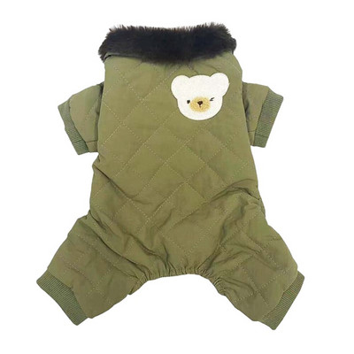 Soe koerajope lumekindel tuulekindel koera talve paks polsterdatud mantel külma ilmaga koera lumemantel kutsikale väikestele keskmistele koertele