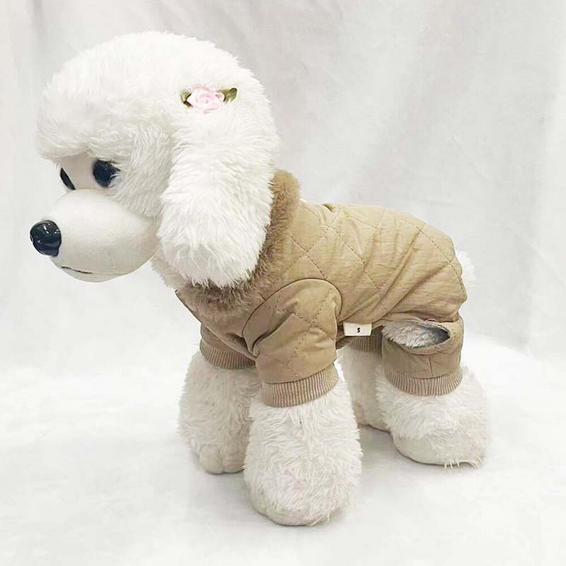 Soe koerajope lumekindel tuulekindel koera talve paks polsterdatud mantel külma ilmaga koera lumemantel kutsikale väikestele keskmistele koertele