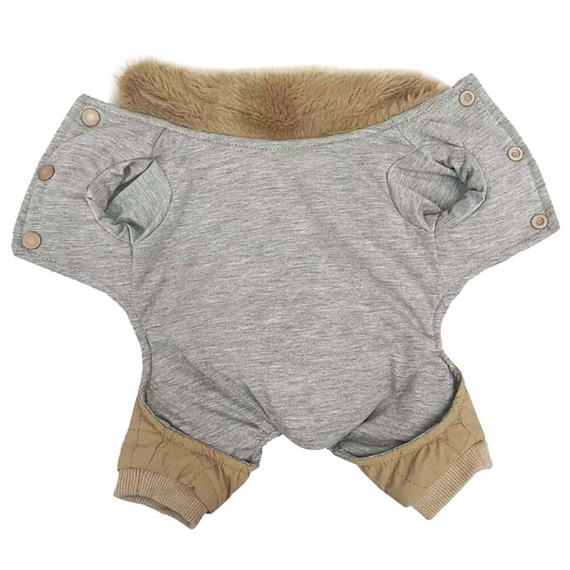 Soe koerajope lumekindel tuulekindel koera talve paks polsterdatud mantel külma ilmaga koera lumemantel kutsikale väikestele keskmistele koertele