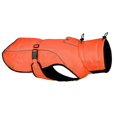 Nepremokavý flísový zimný kabát pre psov - teplá snehová bunda do chladného počasia a pršiplášť pre malé, stredné a veľké psy