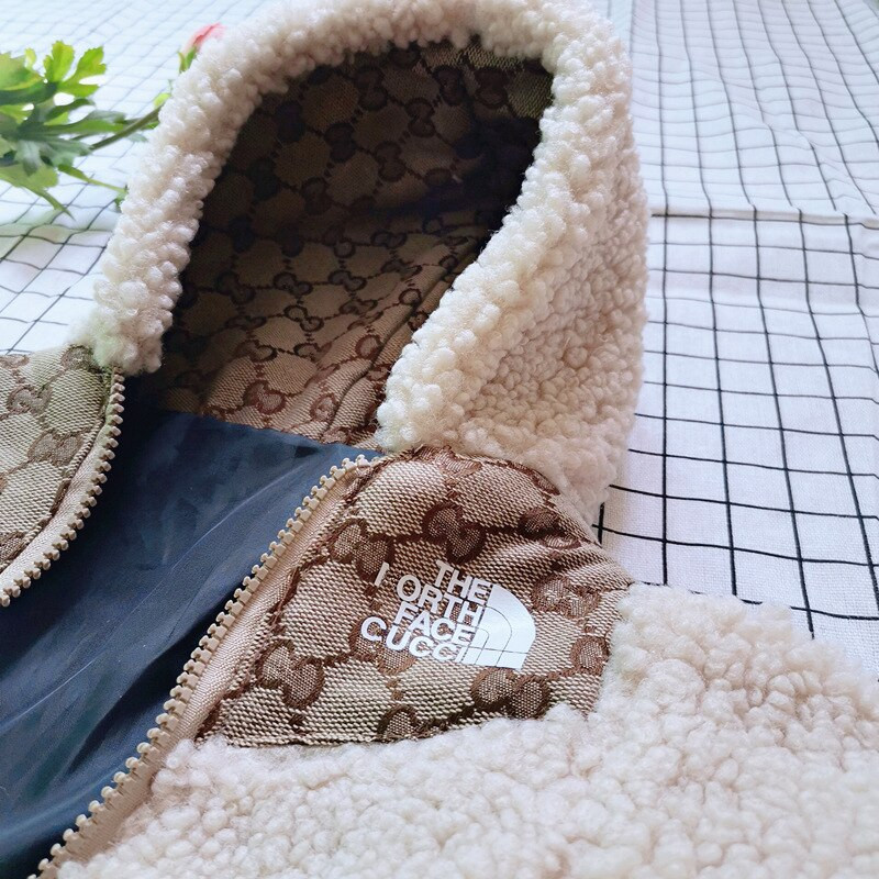 FunPets Prabangūs šunų rūbai Dizaineriai Apranga gyvūnams Mažas šuo Šiltas storas vilnos kostiumas Ruduo žiema Šuns veido striukė Šnauceris