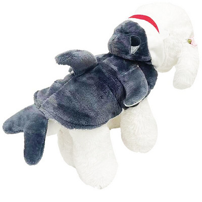 Halloweeni koerte kostüümid Talvised koerariided Naljakas hai kostüüm Soe fliisist kutsikas Lemmikmantel Jope riided väikestele koertele kassidele