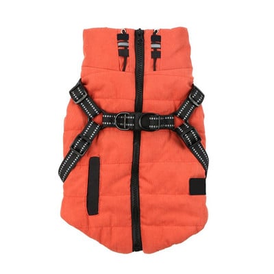 Reflexné zimné teplé oblečenie pre psov pre labradorov, veľké psy, bunda s postrojom, nepremokavý kabát pre veľkých psov, oblečenie pre čivavy