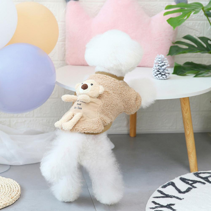 Hanoră pentru câini din fleece Haina pentru câini de iarnă pentru câini Jachetă moale pentru buldog francez Îmbrăcăminte pentru câini Îmbrăcăminte pentru animale de companie Pug