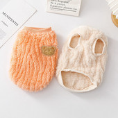 Ζεστά πουλόβερ σκυλιών για μικρούς μεσαίους σκύλους Γάτες Φούτερ για κουτάβι Πουλόβερ Μαλακό Fleece Γιλέκο σκύλου Μπουφάν Chihuahua Yorkie Pug Στολή