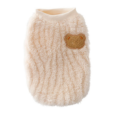 Ζεστά πουλόβερ σκυλιών για μικρούς μεσαίους σκύλους Γάτες Φούτερ για κουτάβι Πουλόβερ Μαλακό Fleece Γιλέκο σκύλου Μπουφάν Chihuahua Yorkie Pug Στολή