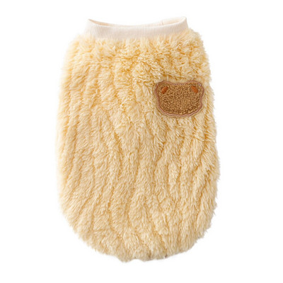 Ζεστά πουλόβερ σκυλιών για μικρούς μεσαίους σκύλους Γάτες Φούτερ για κουτάβι Πουλόβερ Μαλακό Fleece Γιλέκο σκύλου Μπουφάν Chihuahua Yorkie Pug Στολή