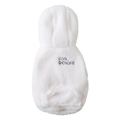 Haine pentru câini din fleece, iarnă, caldă, hanorace pentru câini, cu litere, haină pentru animale de companie, jachetă pentru câini, moale, buldog francez, chihuahua, îmbrăcăminte pentru câini