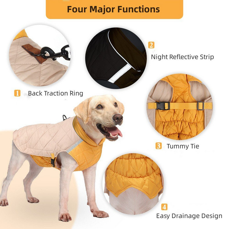 Žieminiai naminių šunų drabužiai naminiams gyvūnėliams šilta striukė Kailis Madingi šunų drabužiai Apranga Reguliuojama liemenė vidutinio dydžio šunims Prancūzų buldogas