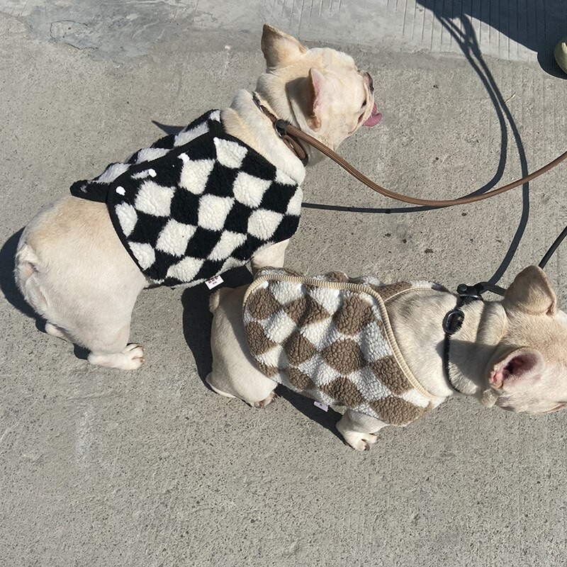 Gilet pentru câini de iarnă, călduros, pentru câini, pentru câini de talie mică, mijlocie, buldog francez, costum de câine, pug