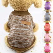 XS-2XL Puuvillane lemmiklooma kampsun soe koera riided kutsika lemmiklooma kassi riided kampsun jope mantel talvemood pehme väikestele koertele