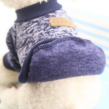 XS-2XL Памучен пуловер за домашни любимци Топли дрехи за кучета Puppy Pet Cat Clothes Пуловер Яке Палто Зимна мода Меко за малки кучета