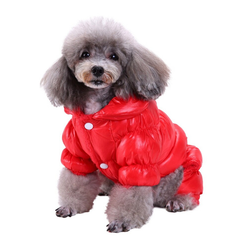 Χειμερινά ρούχα για μικρά σκυλιά Γαλλικά μπουλντόγκ ρούχα για σκύλους Αδιάβροχα βαμβακερά ζεστά ρούχα Μπουφάν Μπουφάν για σκύλους Στολή για κρύο καιρό
