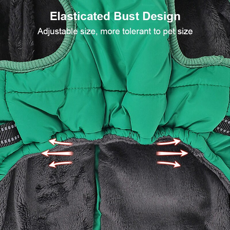 Zimné bavlnené oblečenie pre psov, vesta, teplá bunda pre psov, nepremokavý kabát pre psov, malé a stredné polstrované oblečenie, kostým, potreby pre domáce zvieratá